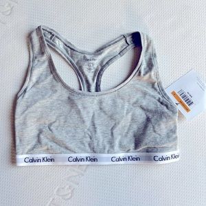 Calvin Klein gray bralette - Size Small